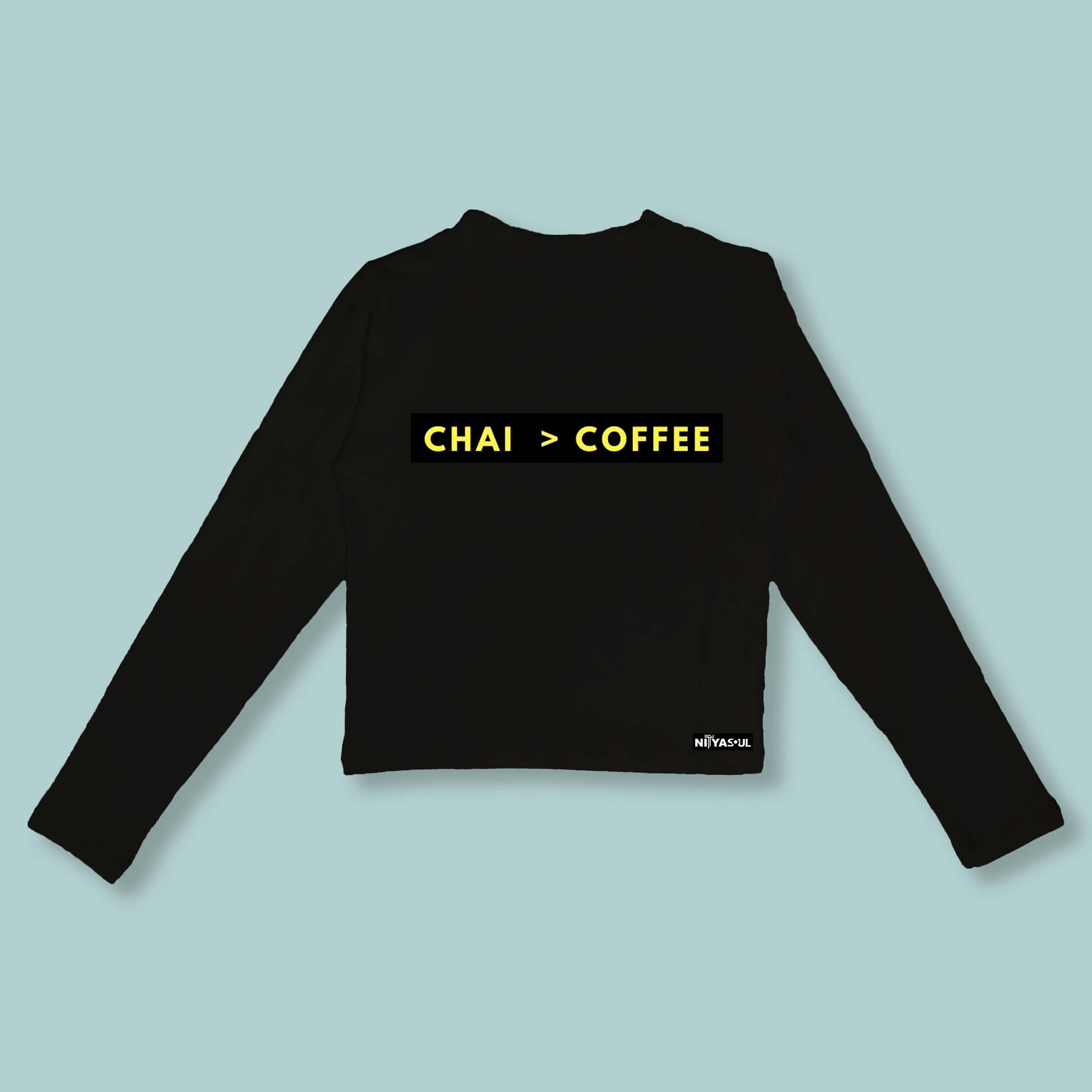 Chai Coffee High Neck Top