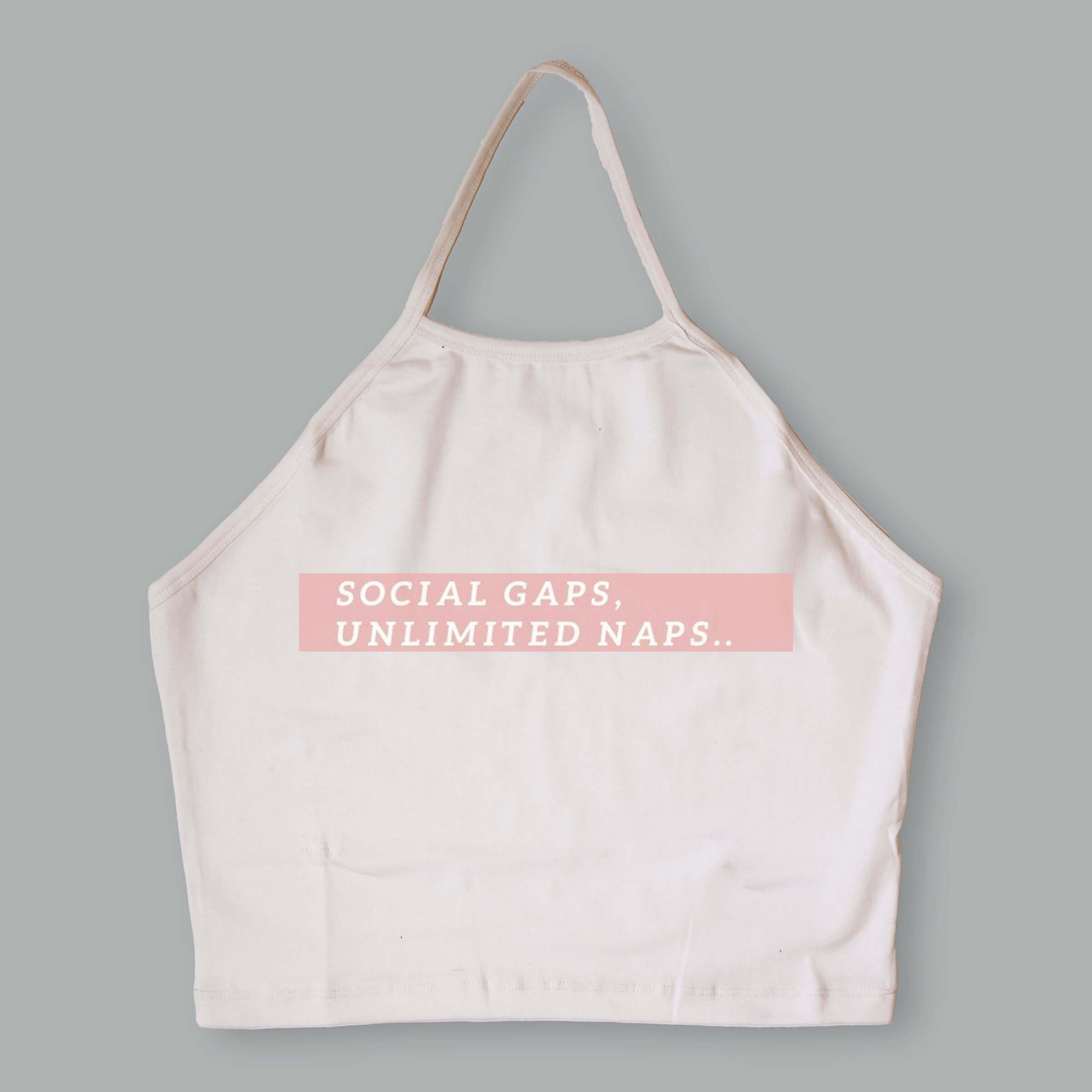 Social Gaps Halter Neck