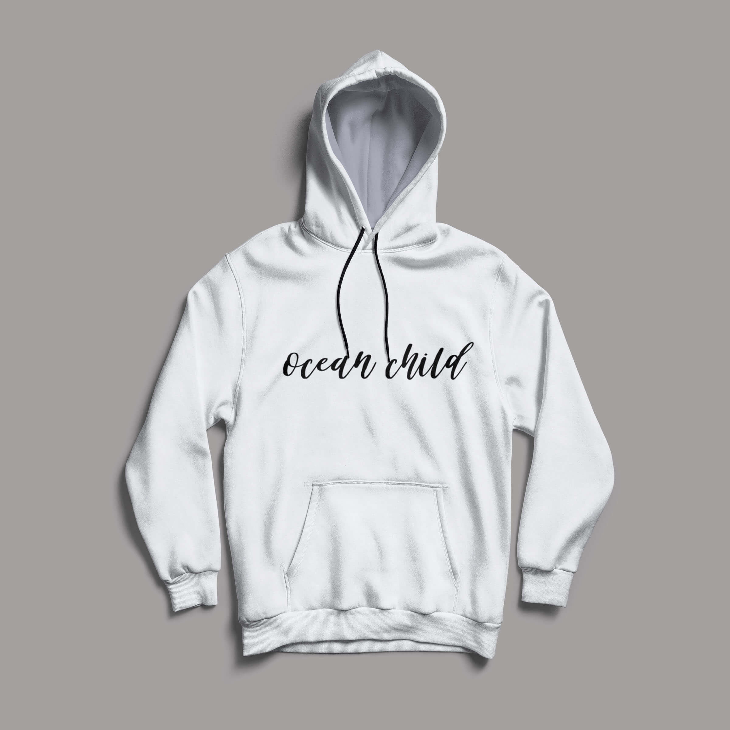 OCEAN CHILD Phrases Hoodie - NityaSoul