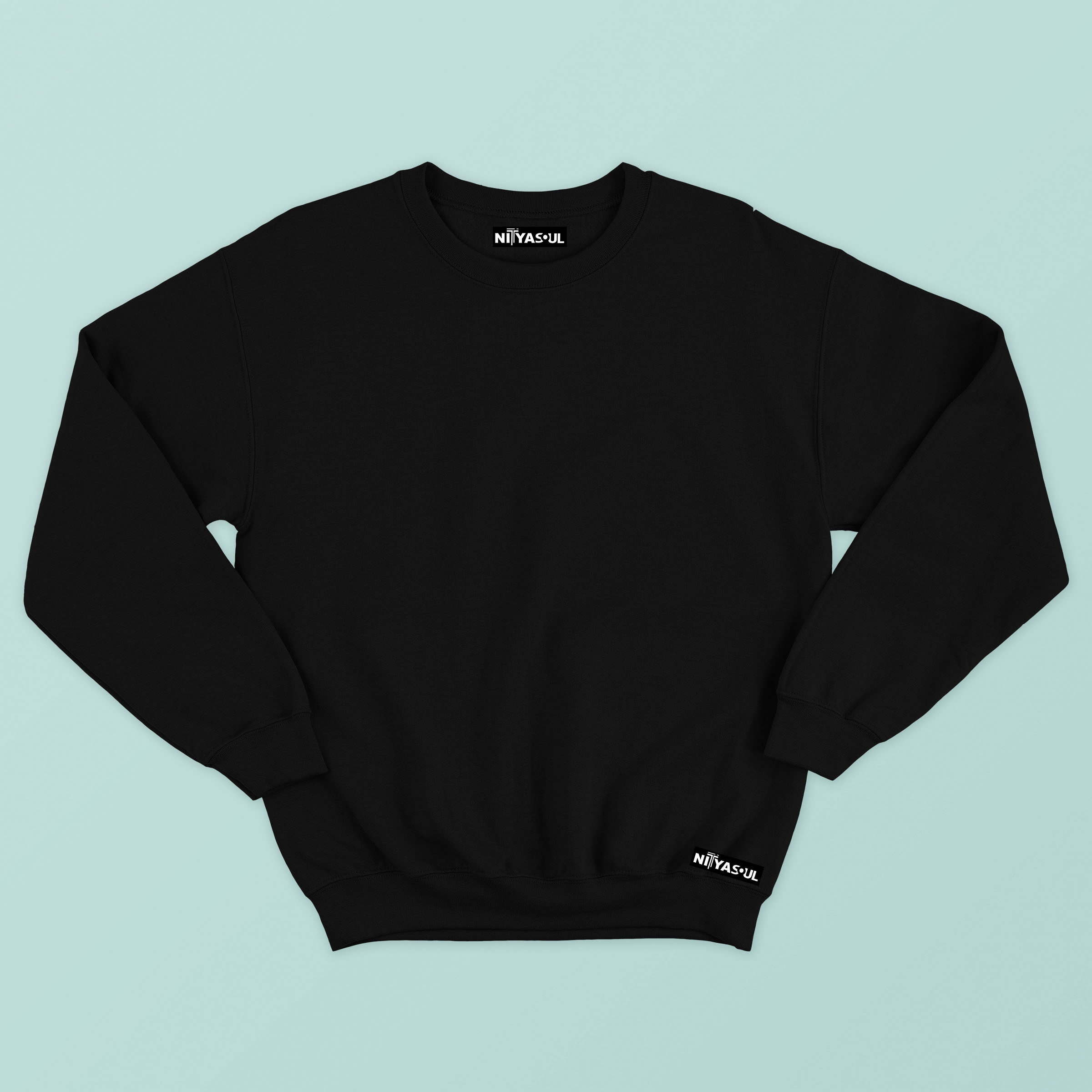 Basic Black sweatshirt - Nityasoul