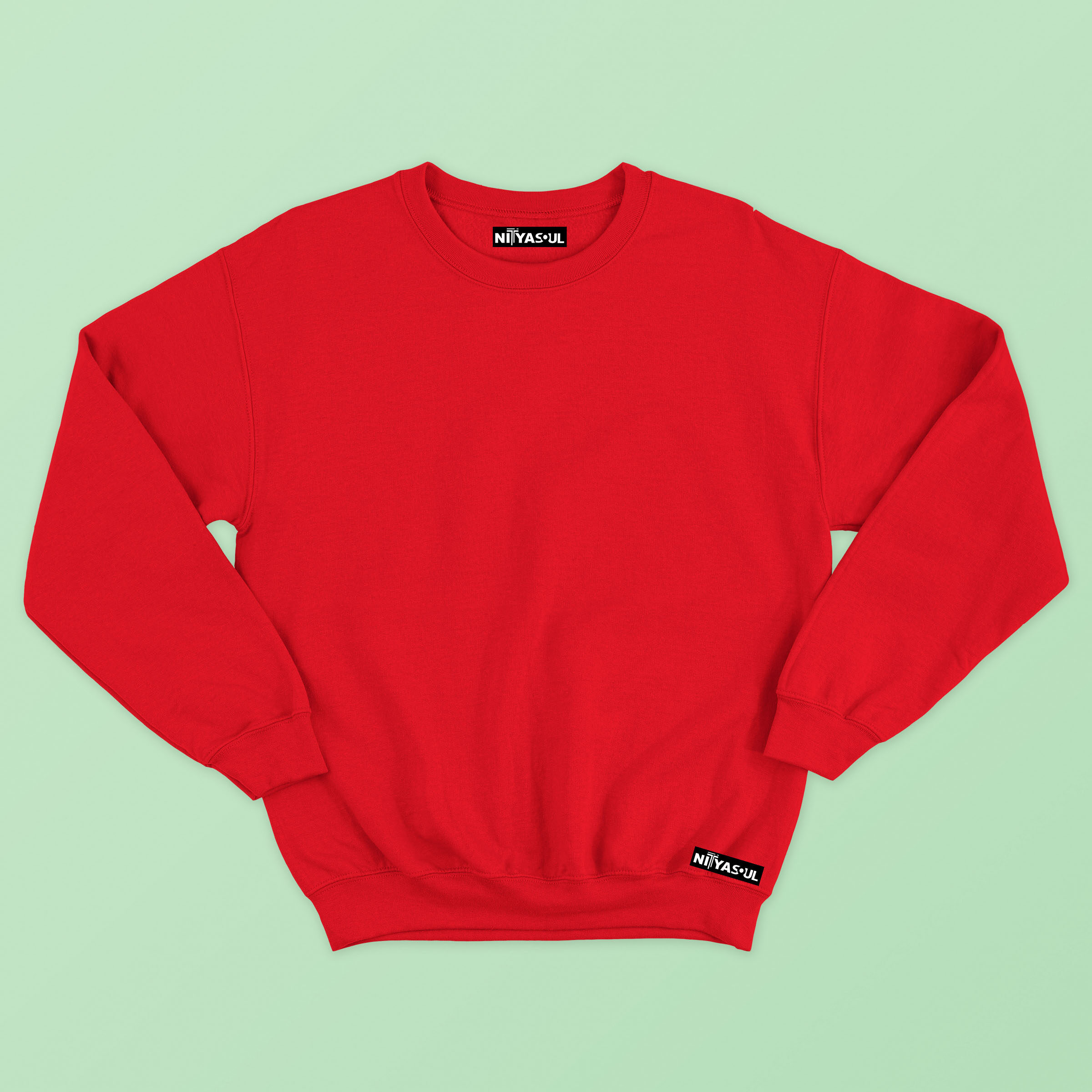 Basic Red sweatshirt - Nityasoul