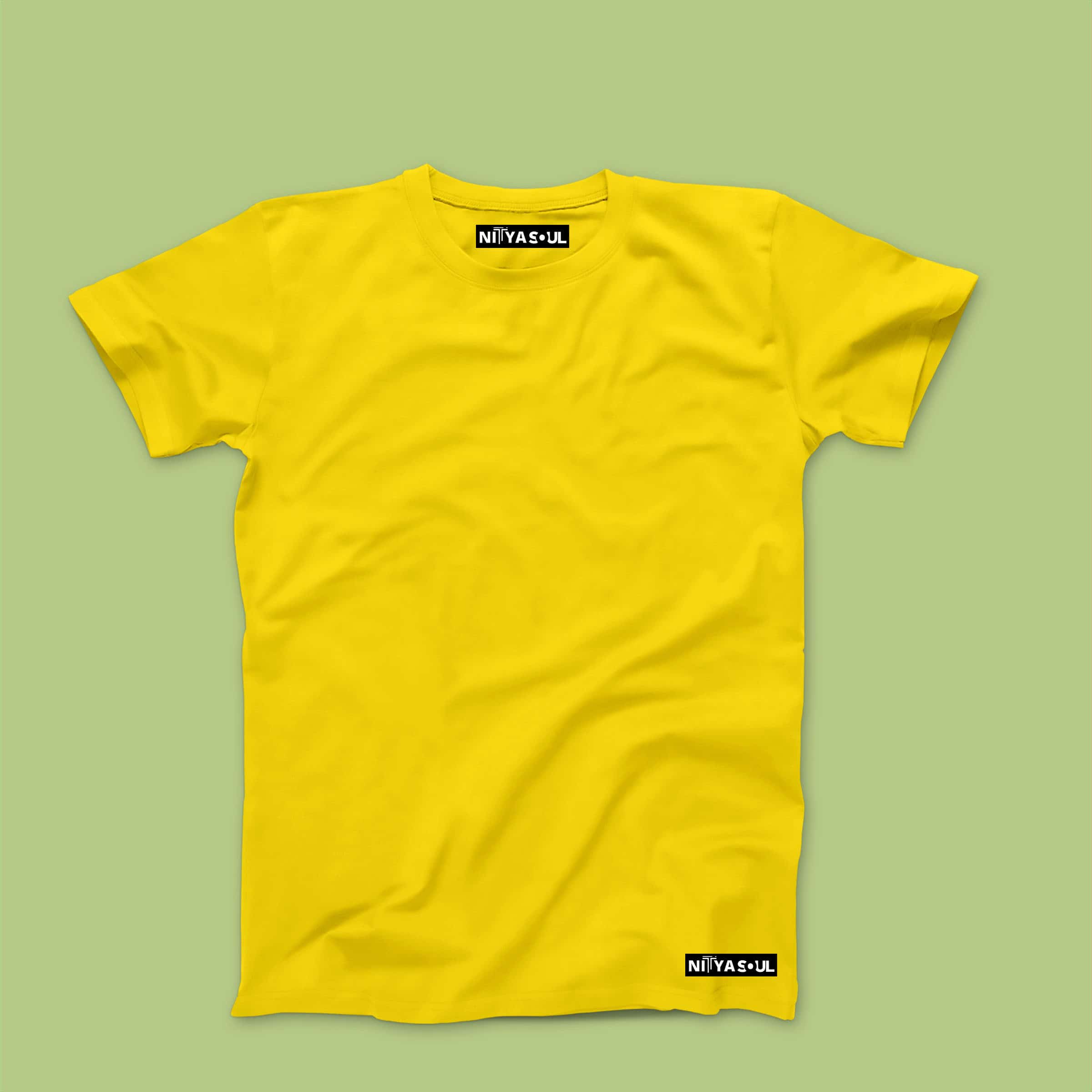 Basic Yellow Tee - Nityasoul