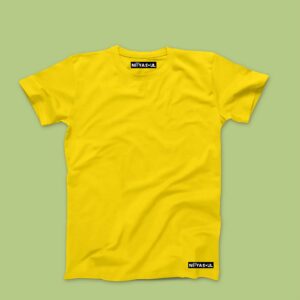 Plain yellow T-shirt