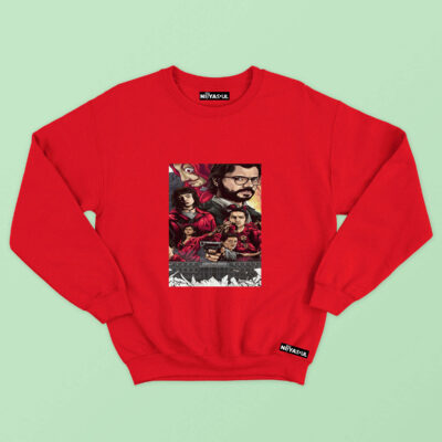 MONEY HEIST SWEATSHIRT - Nityasoul