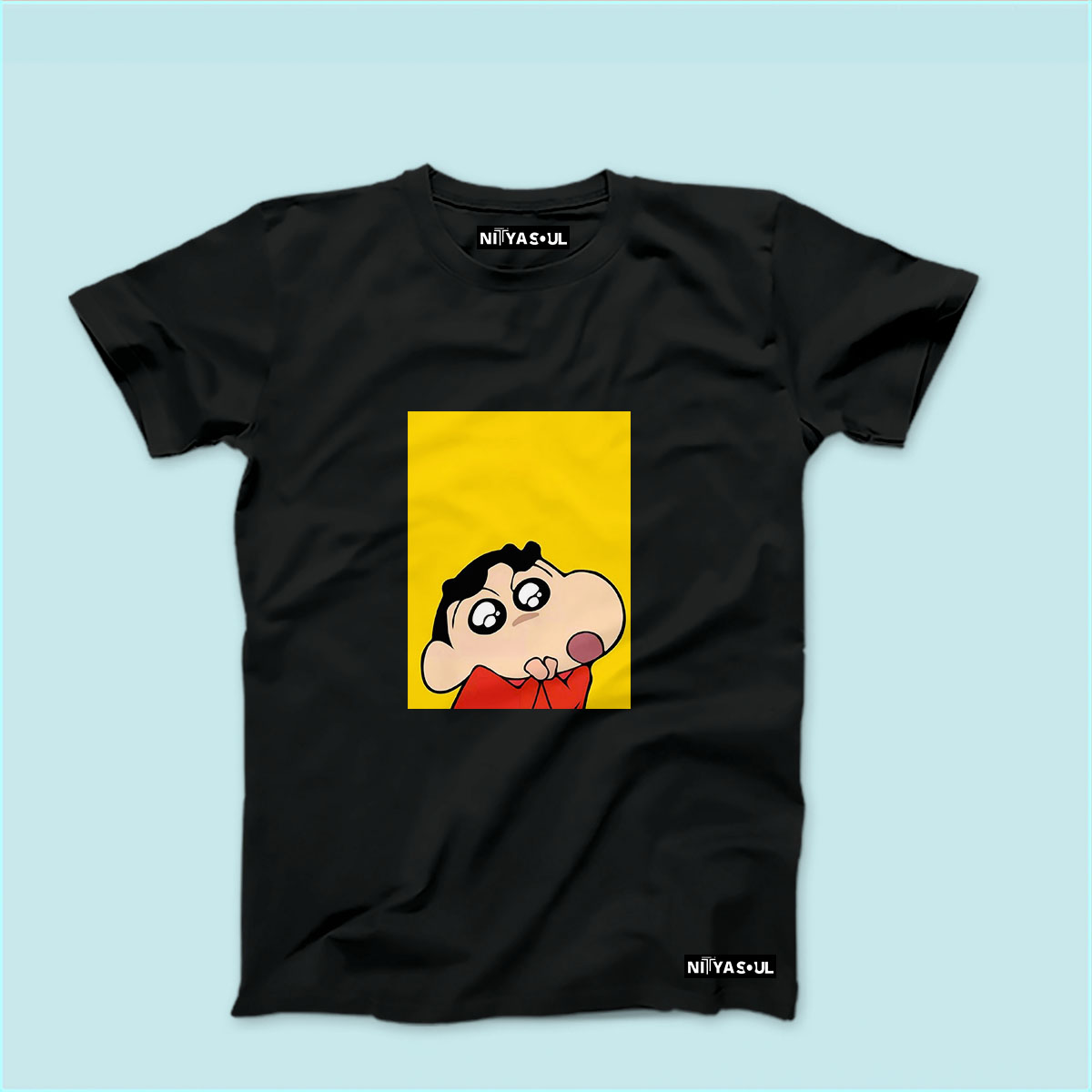 Happy Shinchan T shirt – S, black