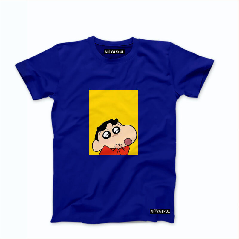 Happy Shinchan T shirt – S, Blue