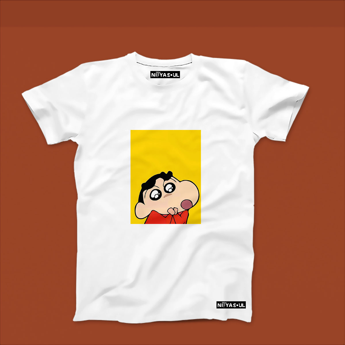Happy Shinchan T shirt – S, White