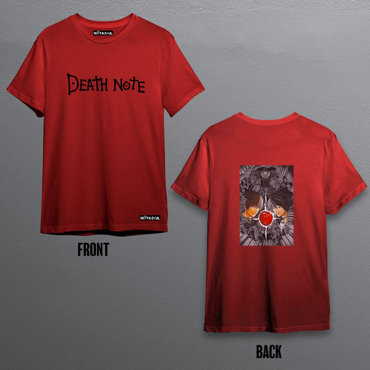 bitter throw dam Death Note T-shirt - NityaSoul