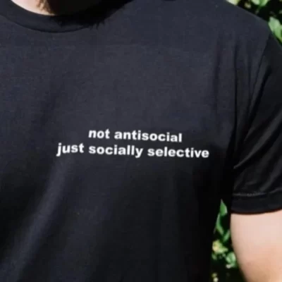 Not Antisocial T-shirt