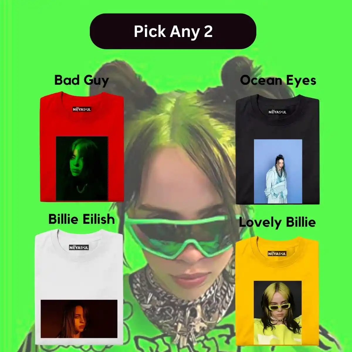 Billie Eilish Combo Pack Of 2