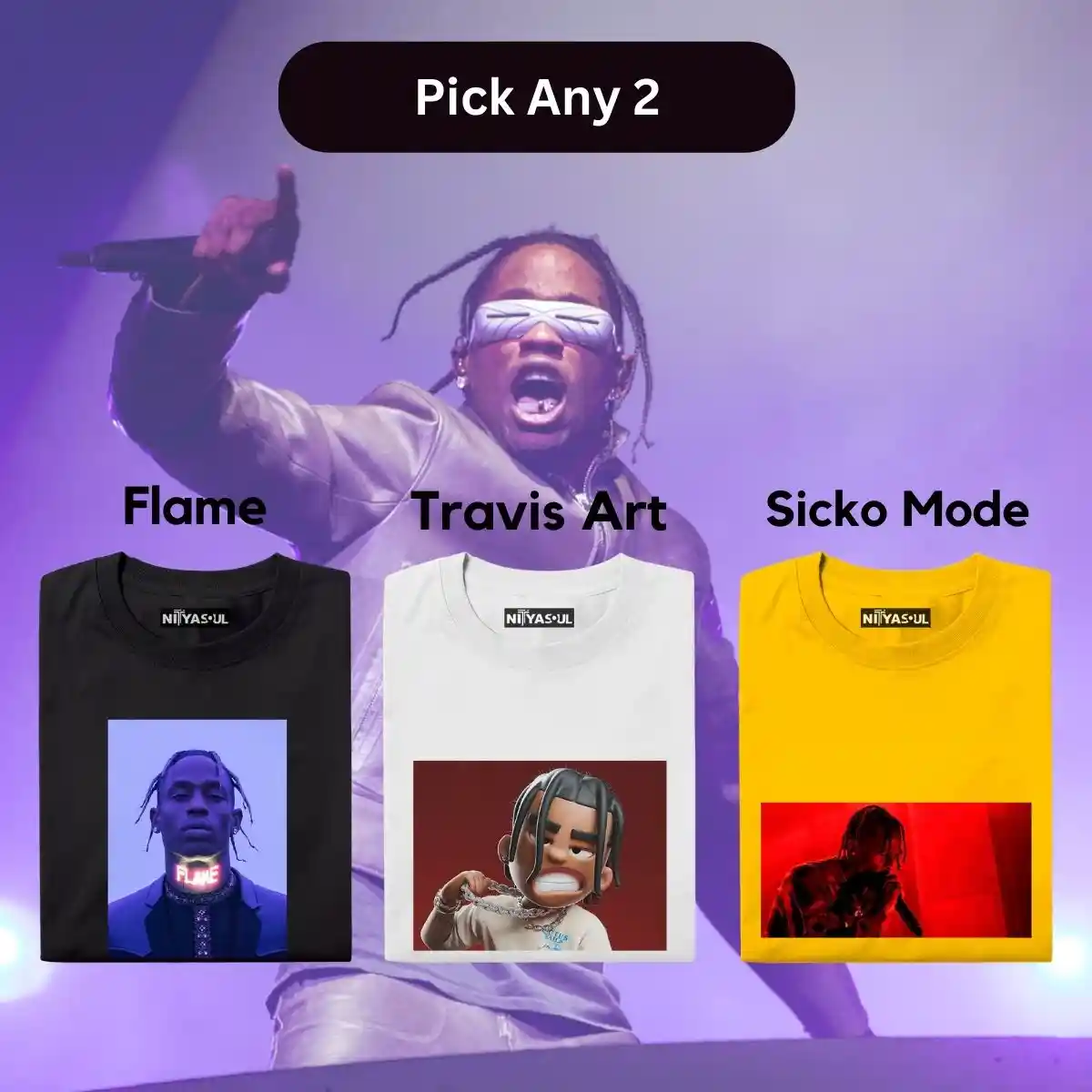 Travis Scott Combo Pack Of 2