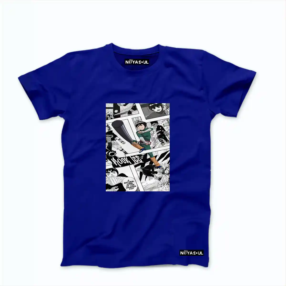 Comic Rock Lee Naruto Anime T-shirt