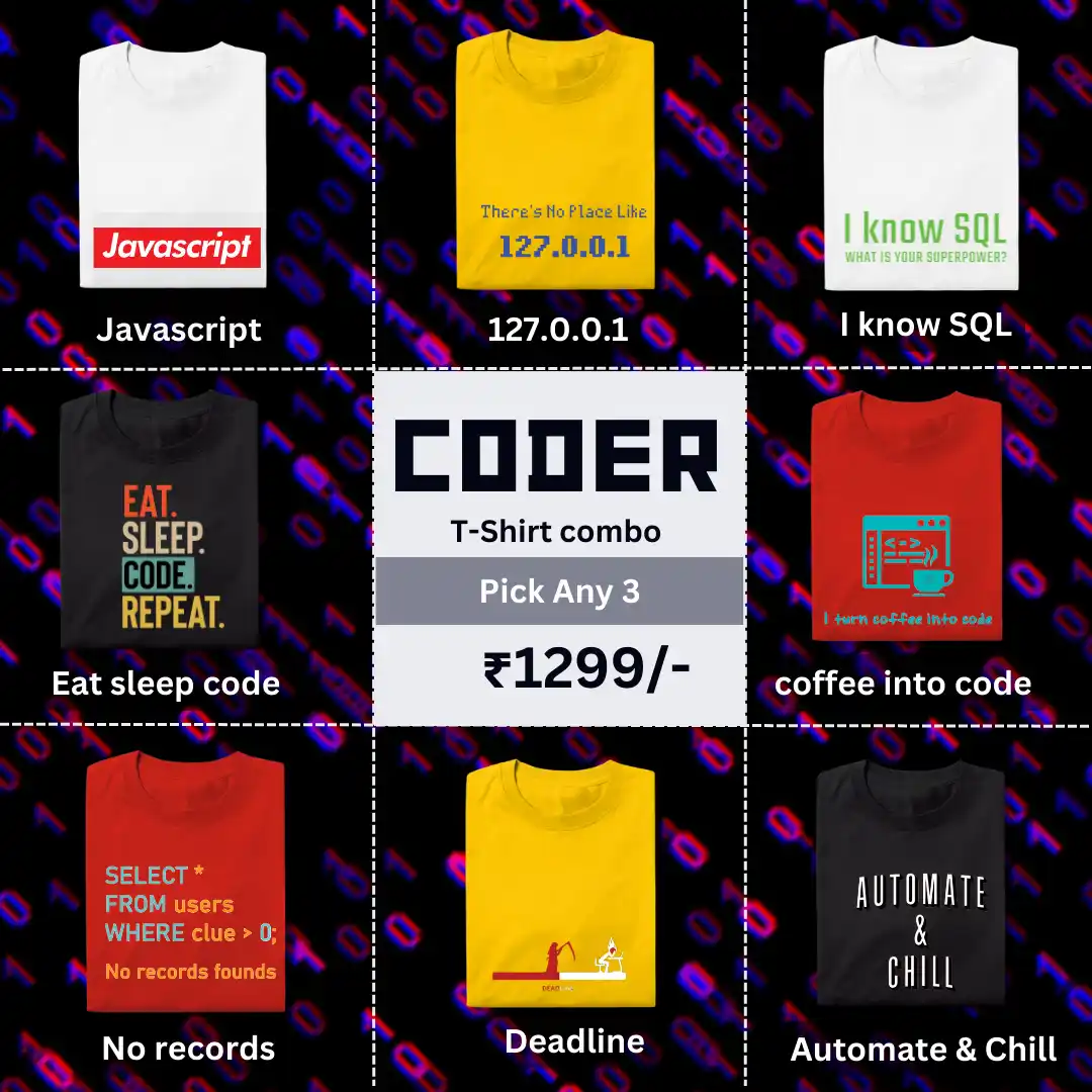 CODER COMBO T-SHIRT