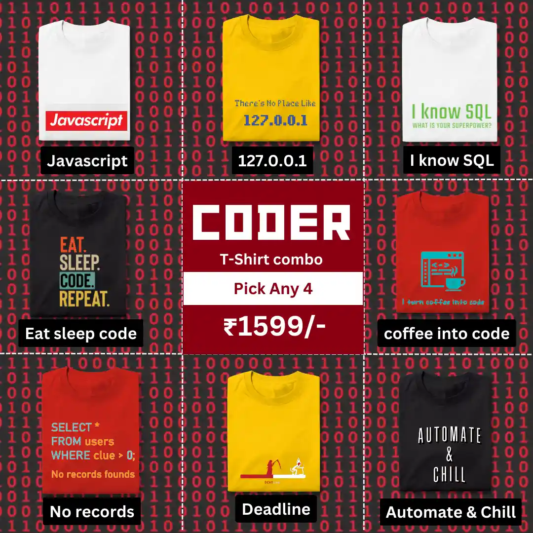 CODER COMBO T-SHIRT