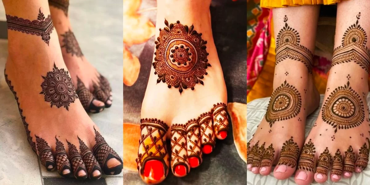 Unique And Creative Bridal Mehendi Designs For Feet